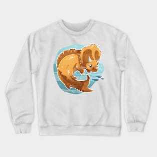 Triceratops mermaid Crewneck Sweatshirt